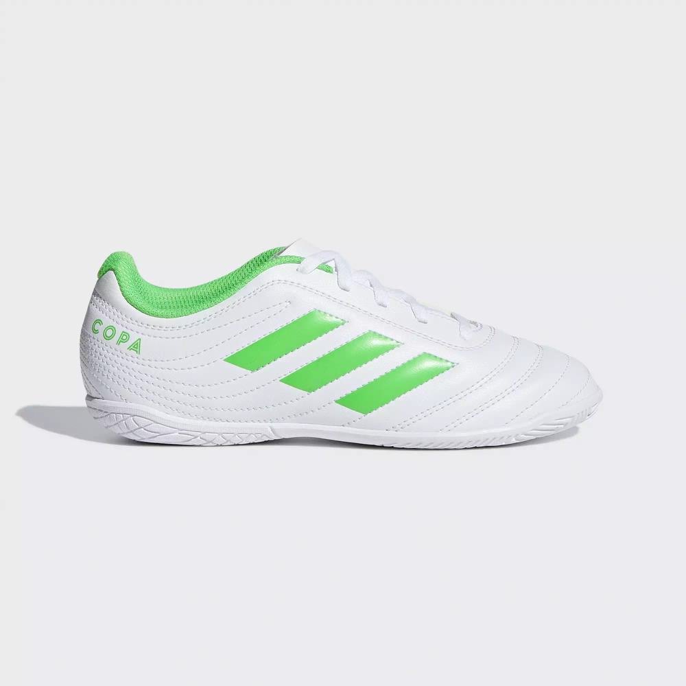 Adidas Copa 19.4 Tenis De Futbol Blancos Para Niño (MX-41942)